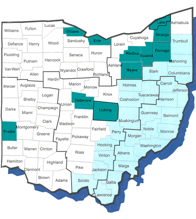 map counties mandatory eligible ohio